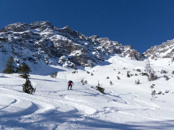 Der Anstieg im Griesgund