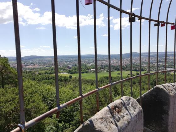 Aussicht Siegesturm Bayreuth