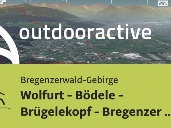Trailrunning-Strecke im Bregenzerwald-Gebirge: Wolfurt - Bödele - ...
