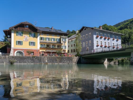 Der historische Ortskern Marktschellenberg