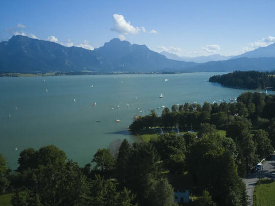 Der Forggensee bei Füssen