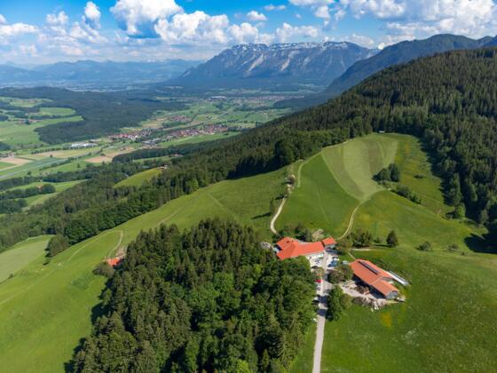 Fürman alm aus der Luft