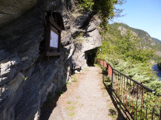 Felsenpromenade, Weg mit schönen Ausblicken