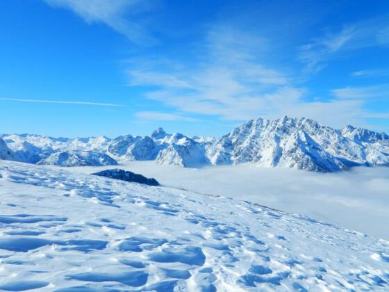 Blick zum Watzmann vom Schneibstein