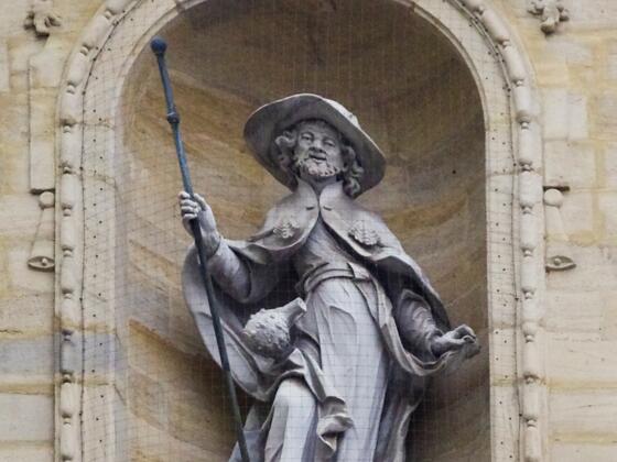 Bamberg - Jakobskirche Jakobusfigur