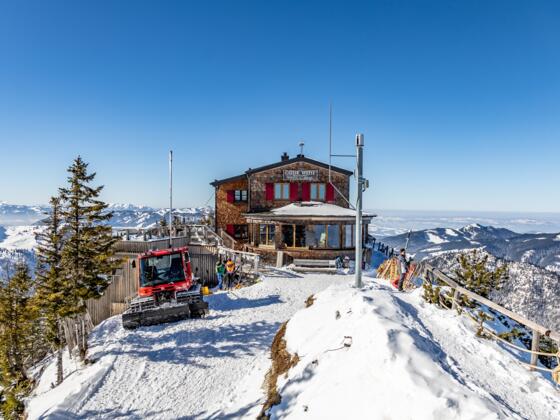 Ostlerhütte auf dem Gipfel des Breitenbergs