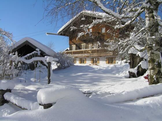 Es ist Winter in den Bergen