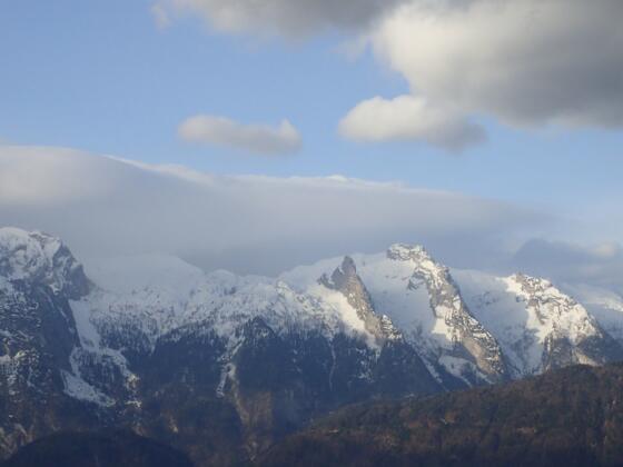 Tennengebirge von der Mautstraße aus gesehen