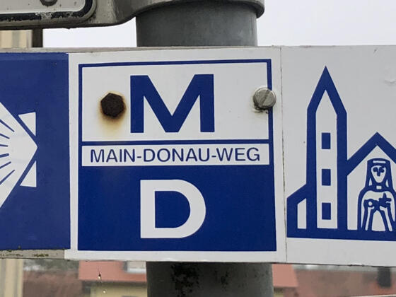 Dippach - Wegweiser Kunigunden und Jakobusweg