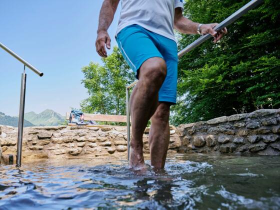 Kneippen stärkt die Abwehrkräfte