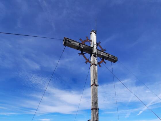Gipfelkreuz am Roggelskopf