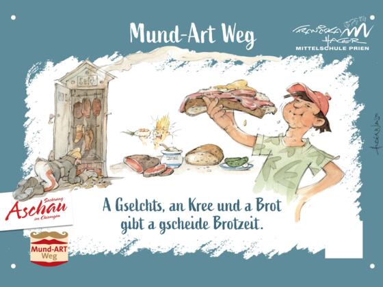 Mund-Art Weg Gselchts