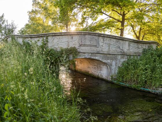 Russenbrücke am Gröbenbach in Gröbenzell