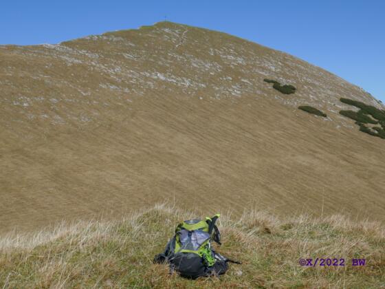 am Gipfel des Lausbichel: Blick zur Friederspitze