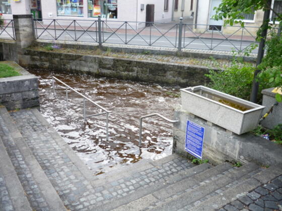 Kneippbecken Obere Stadt in Weilheim