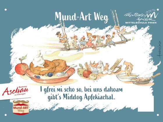 Mund-Art Weg Apfekiachal