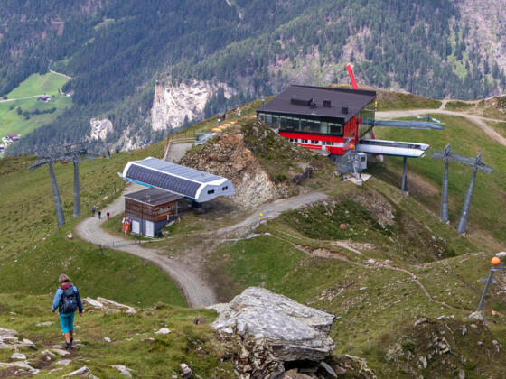 Bergbahnen Kals-Matrei, Adler Lounge und Cimaross-Bergstation.