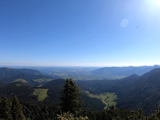Blick in das Längental vom Gipfel