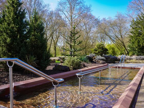 mediterrane Kneipplandschaft Luitpoldpark Bad Kissingen