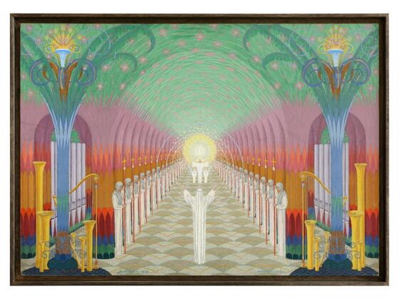 Josef Madlener, Dem Licht entgegen, aus dem Zyklus &#039;Jenseits&#039;, 1936