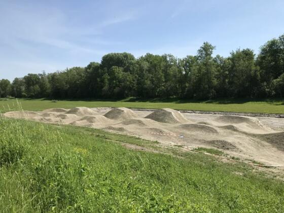 Jumpline des Bikeparks Rosenheim