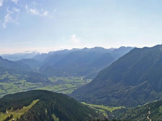 Grandioses Panorama am Roßfeld.
