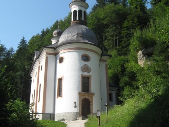 Die Wallfahrtskirche Maria Kunterweg bei Ramsau.