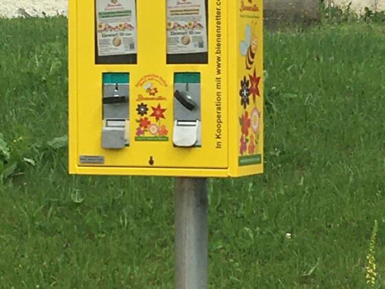 Automaten zur Ausgabe von Saatgutmischungen - Schaffung neuer Nahrungsquellen für Wild- und Honigbienen