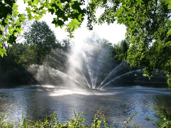 Fontäne im Kurpark Bad Wörishofen