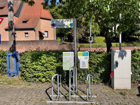 Wald erFahren kostenlose E-Bike Ladestation