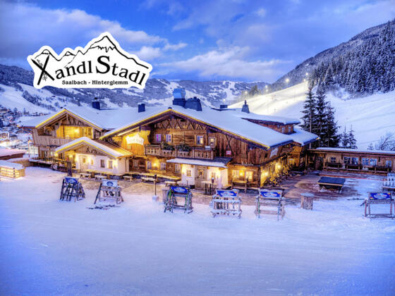 Das Restaurant Xandl-Stadl in Saalbach Hinterglemm