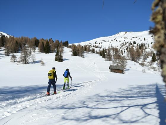 Auf den Egger Mähdern, Blick zum Eggerberg.