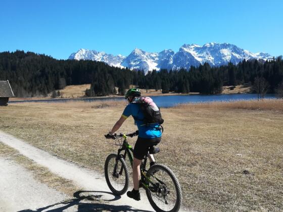 Radfahren am Geroldsee