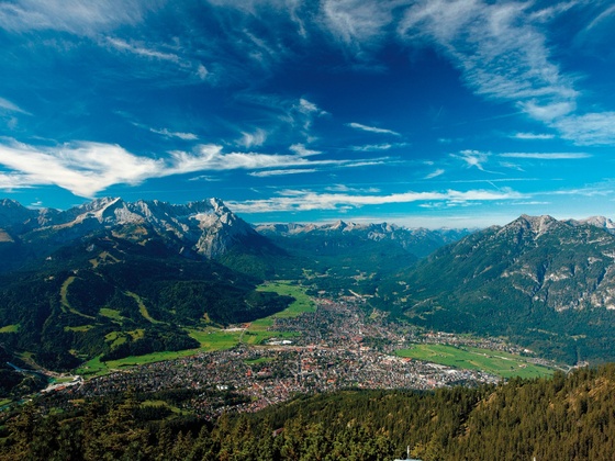 Sommerpanorama Garmisch-Partenkirchen