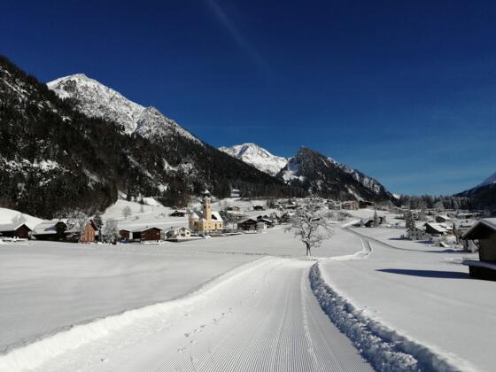 Unterwegs auf dem Winterwander-Rundweg "Außerwald"