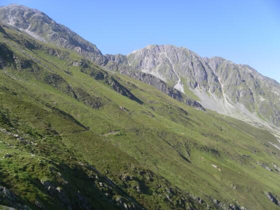 Basslerjoch oder Basslerin von der Hütte