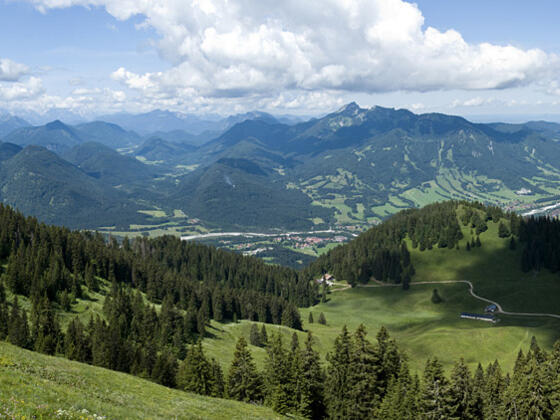 Gipfelpanorama über den Isarwinkel (von Schönberg bis Geierstein)