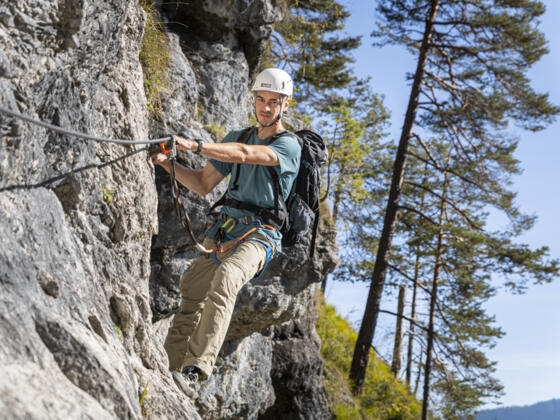 Hausbachfall Klettersteig