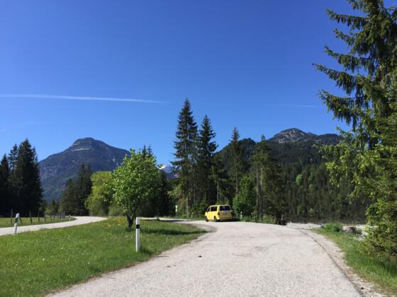 Parkmöglichkeit in Vorderriß