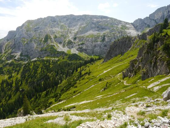 Blick auf die Hochplatte