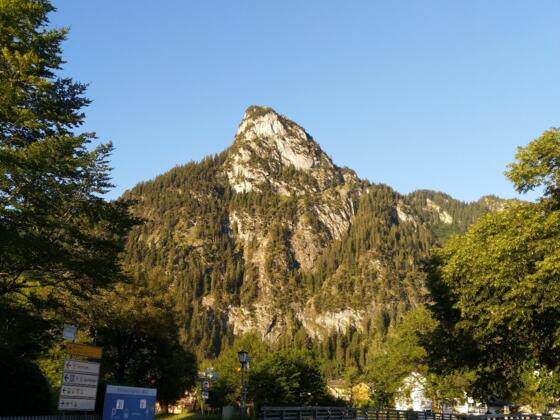 Der Kofel von Oberammergau aus gesehen