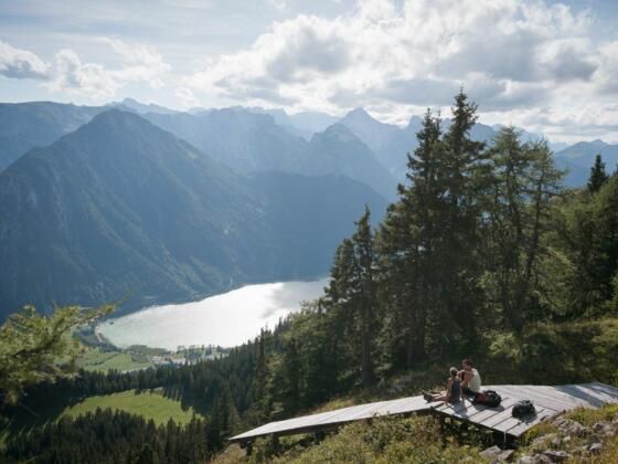 Achensee und Blick auf Karwendelgebirge