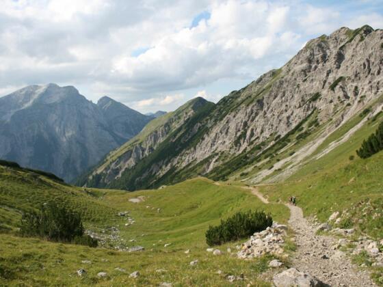Von der Falkenhütte zum Karwendelhaus