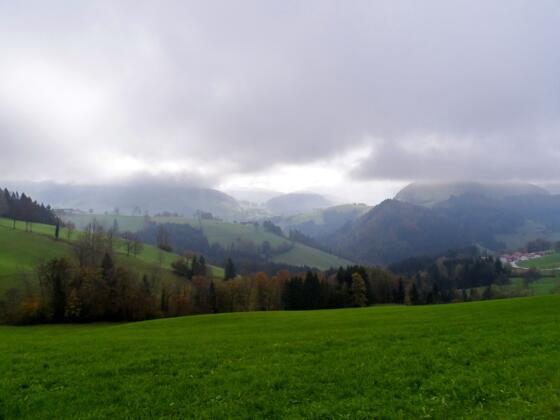 Wunderbarer Ausblick auf die umliegende Landschaft