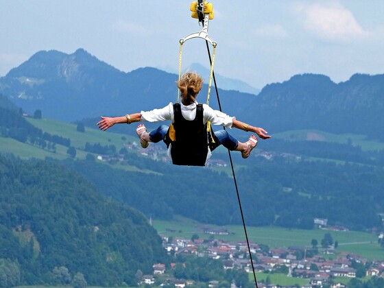 Flying Fox Oberaudorf - Radtour ab Kiefersfelden