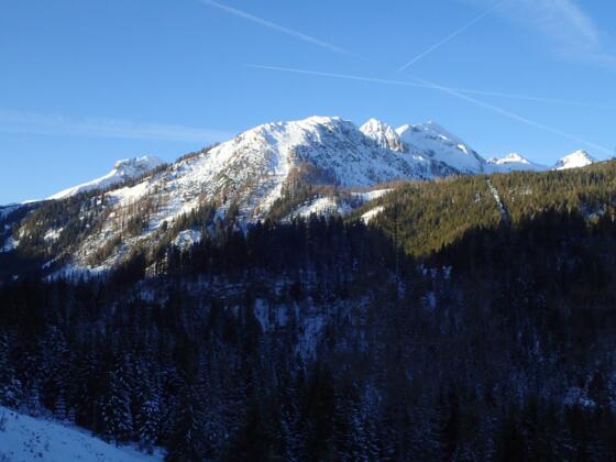 Im Hintergrund Kl. und Gr. Bärenstaffl, Steinfeldspitze usw.