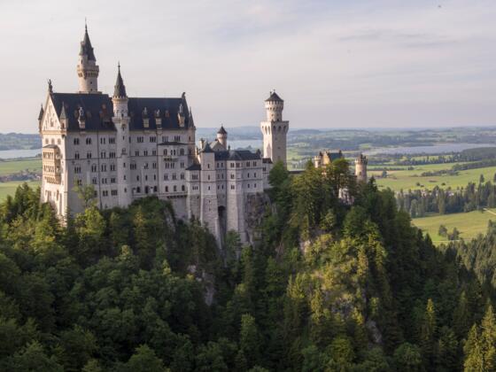 Blick auf Neuschwanstein von Marienbrücke