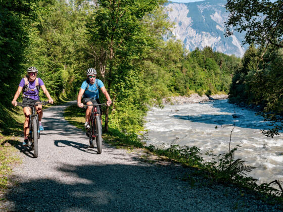 Radfahren am Radweg