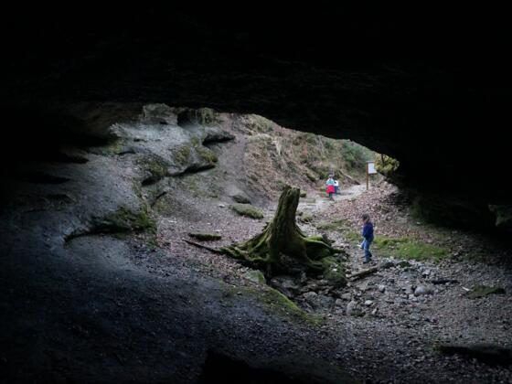 Die Dachshöhle hat beeindruckende Ausmaße - vor allem mit Kindern ist sie ein lohnenswertes Ziel