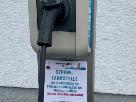Stromtankstelle Katrin Seilbahn